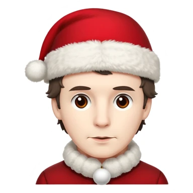  sherlock holmes BBC with a xmas hat sticker