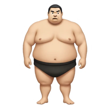 Sumo wrestler sticker