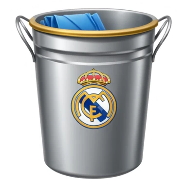Real Madrid poubelle sticker