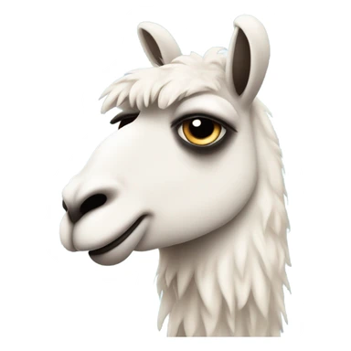sad lama  sticker