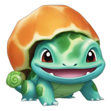 Bulbasaur behind charmander and squirtle sticker
