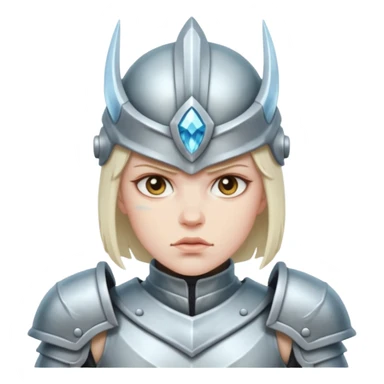 crystal-armored warrior sticker