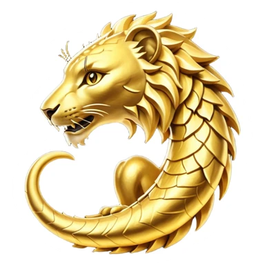 Elder Scrolls Online Lioneating its tail Ouroboro clockwise sticker