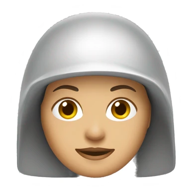 capacete de segurança branco mulher sticker
