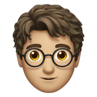 Harry potter avec sa cicatrice sticker