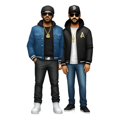 Diddy and drake sticker