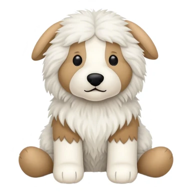 Jellycat sheepdog stuffed animal sticker