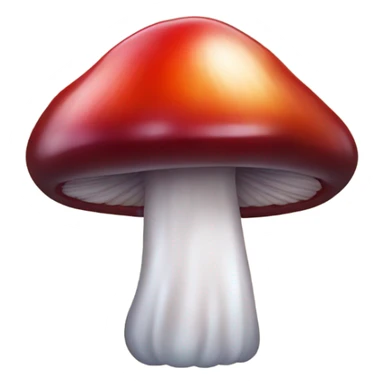 Mushroom made entirely from jello sticker