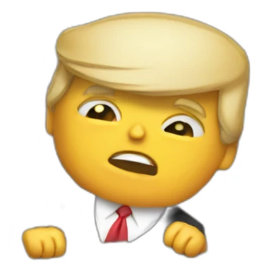 Trump building a wall sticker