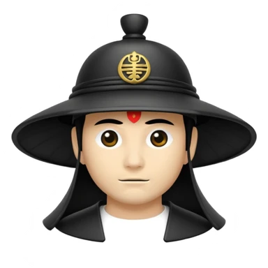 samurai hat sticker