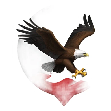 eagle with albanian flag sticker