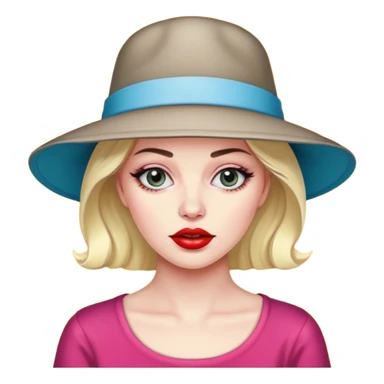 pop art monalisa SPAM meat slop portrait sticker