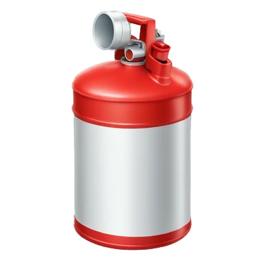 red gas canister sticker