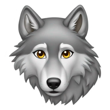 Female grey wolf  sticker