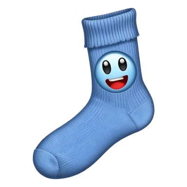 sock with toe ripped sticker