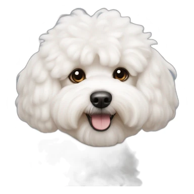 chien caniche bichon abricot sticker