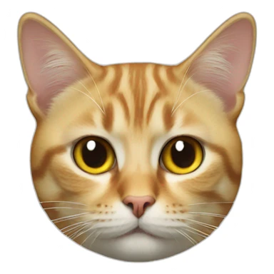 donald trump as a cat sticker