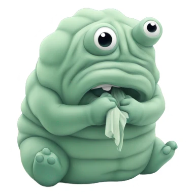 Tardigrade crying  sticker