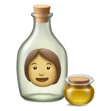 Sesame oil glass bottle sticker