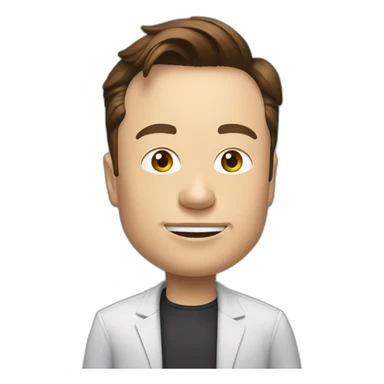 Elon Musk qui joue au foot sticker