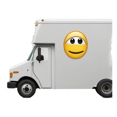 Boxtruck with letters "PGS” on the side sticker