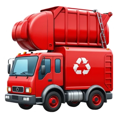 garbage truck italy sticker