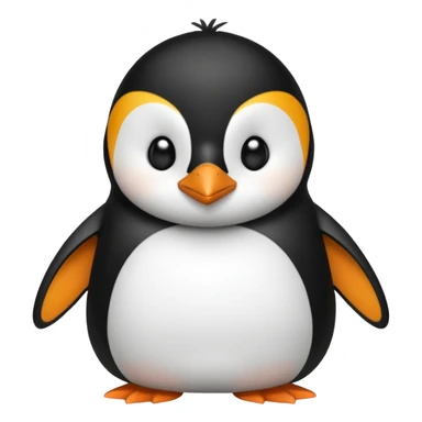 side eyeing penguin  sticker