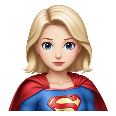 Supergirl from DC comics sticker