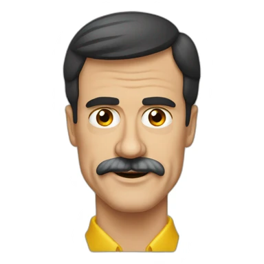 Pedro sanchez presidente españa sin bigote sticker