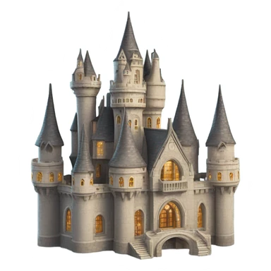Beauty and the beast castle sticker