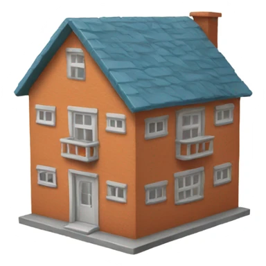 toy bloc house emoj sticker