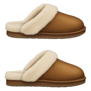 Ugg slippers brown sticker
