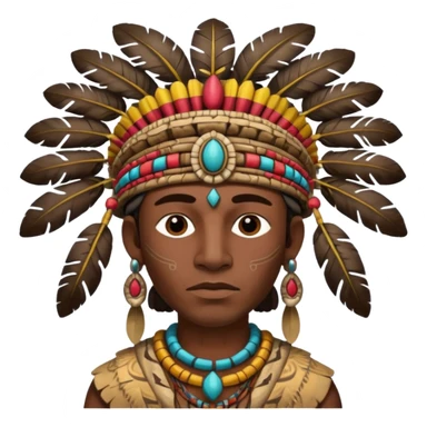 man primitive maya sticker