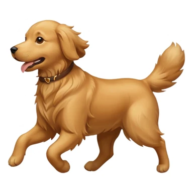 dog running sticker