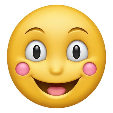 Emoji, smiley winking face sticker