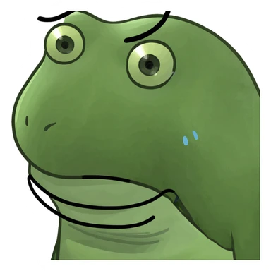 confused crying sticker