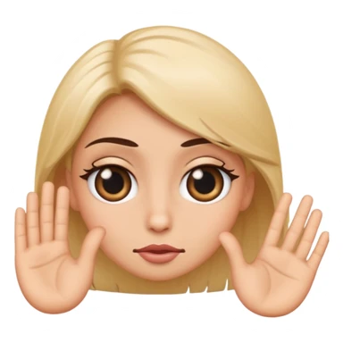 rolling eyes with sassy hand sticker