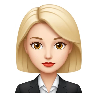 ceo woman business confidently wears smart business attire sticker