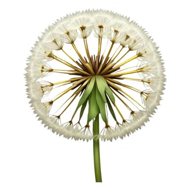 Dandelion flower emoji in white colour looks aesthetic edit better different styles sticker