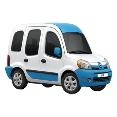 Renault kangoo bleu sticker
