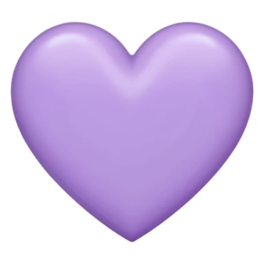 Now a pastel purple hear sticker