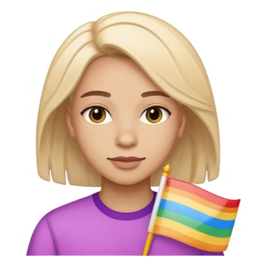 trans character sticker