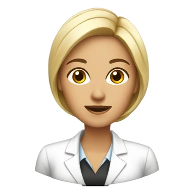 a business women  sticker