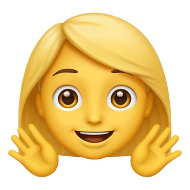 emoji representing 'Good', happy content face, vibrant colors sticker