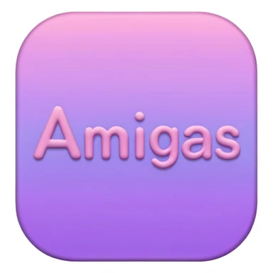 Pastel color sign with amigas on it sticker