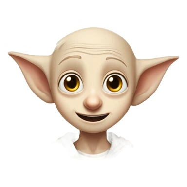 White boy turning to dobby sticker