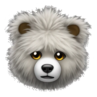 Punk fluffy teddybear sticker