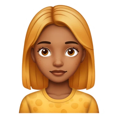 Hyperpigmentation girl sticker