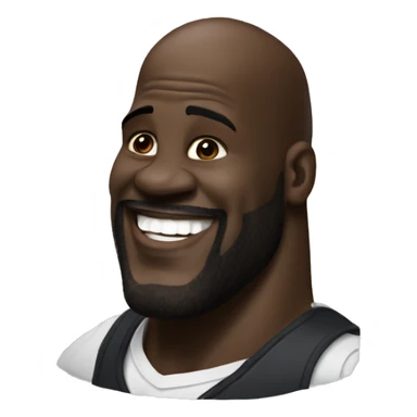 Shaquille oniel delighted  sticker