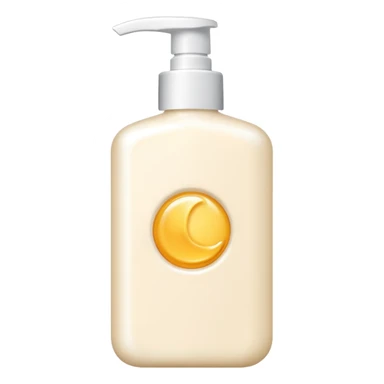 Body lotion cream form sticker